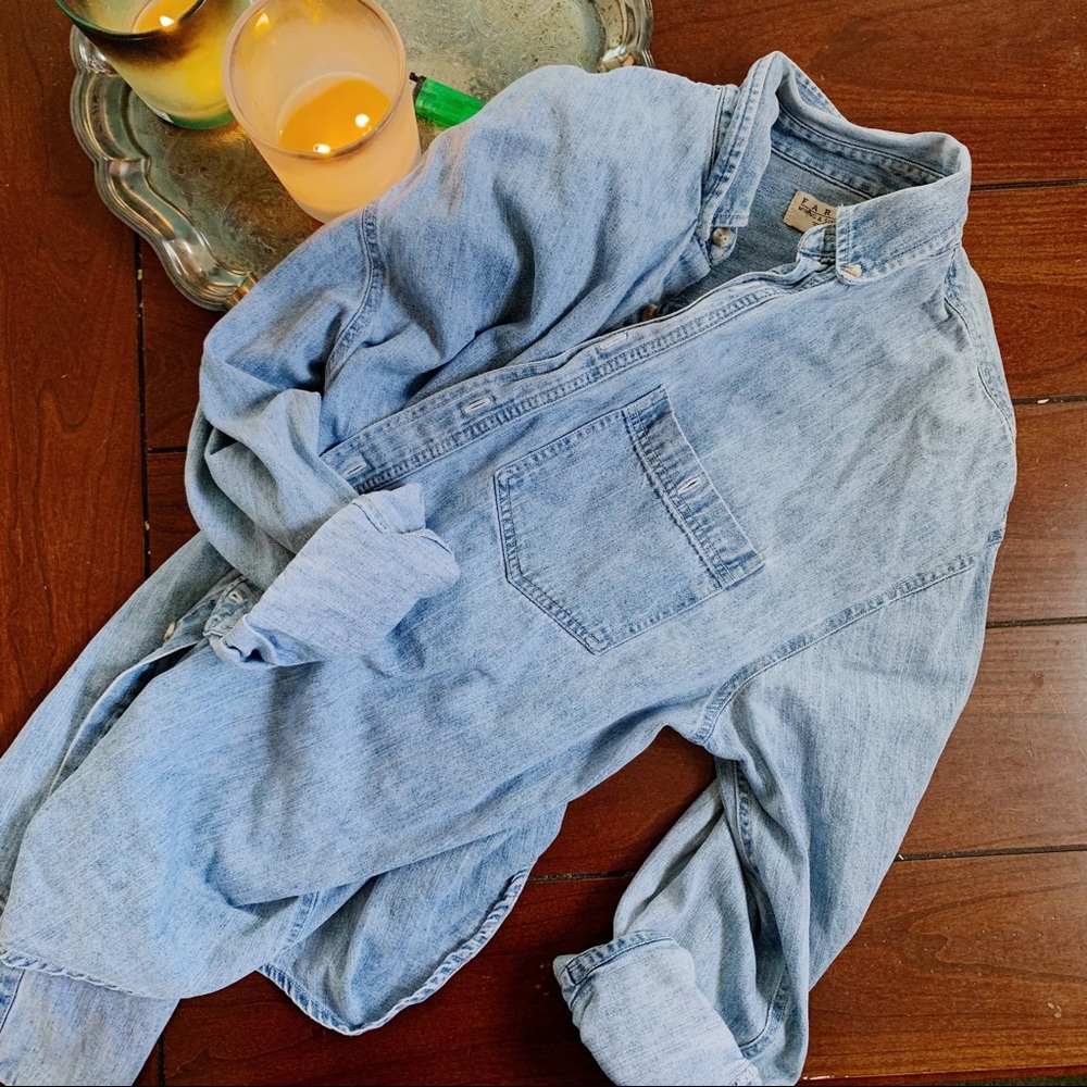 Oversized denim jacket